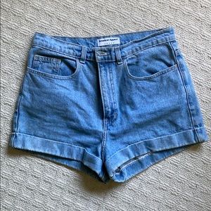 American Apparel denim shorts size 30